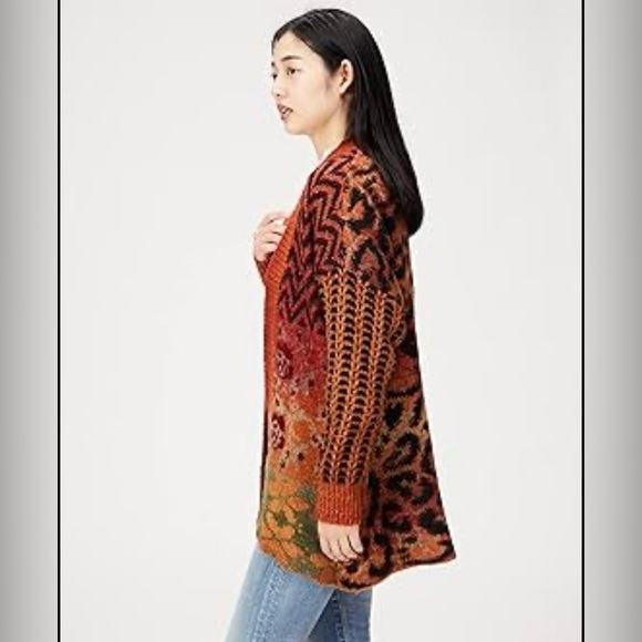 Desigual NWT Arezzo Heavy Gauge Jacket in a Acrylic/Polyester blend with pockets - Picture 2 of 10